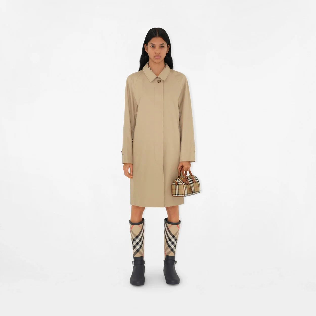 미니 체크 볼링백 상세