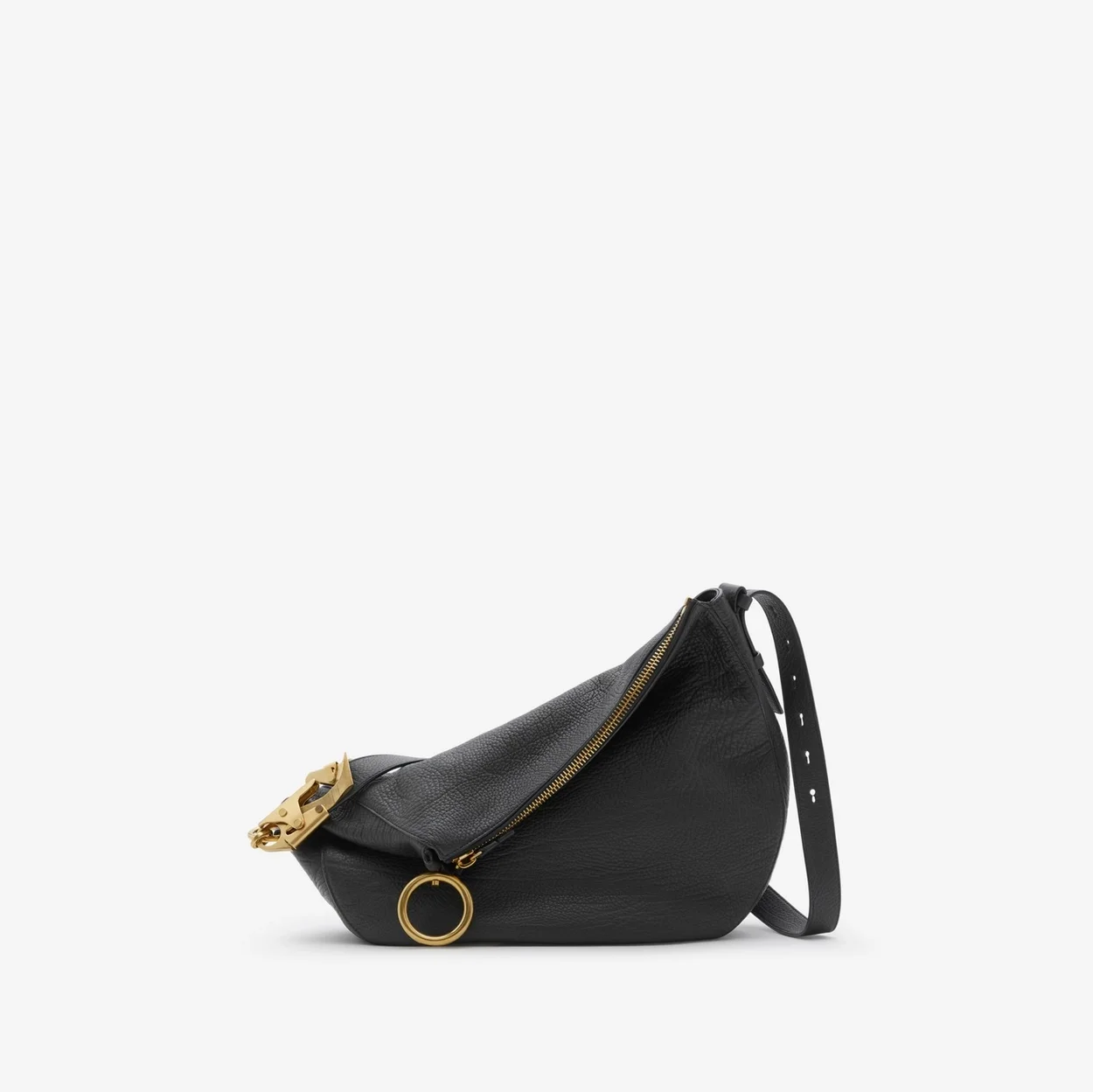 미디엄 나이트백 골드블랙 상세