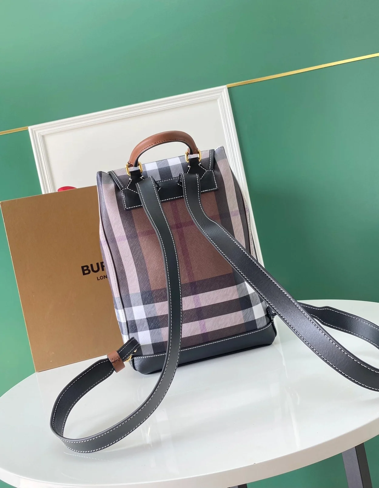 체크 팩 다크 버치브라운 상세