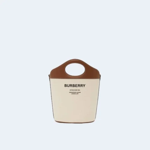 스몰 캔버스 포켓 버킷백