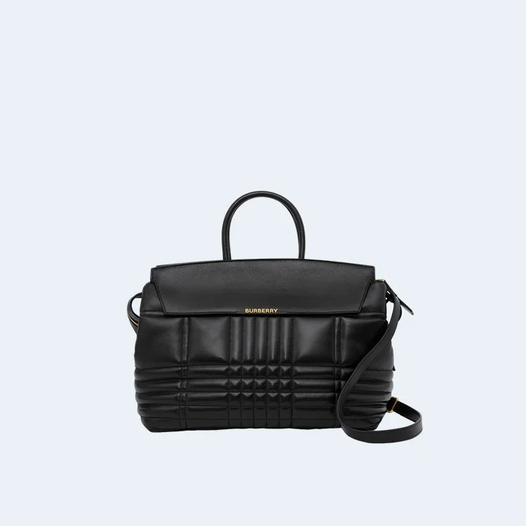 캐서린 퀄팅 레더 토트백 상세