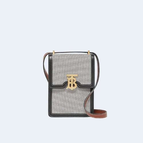 로빈 투톤 미니백