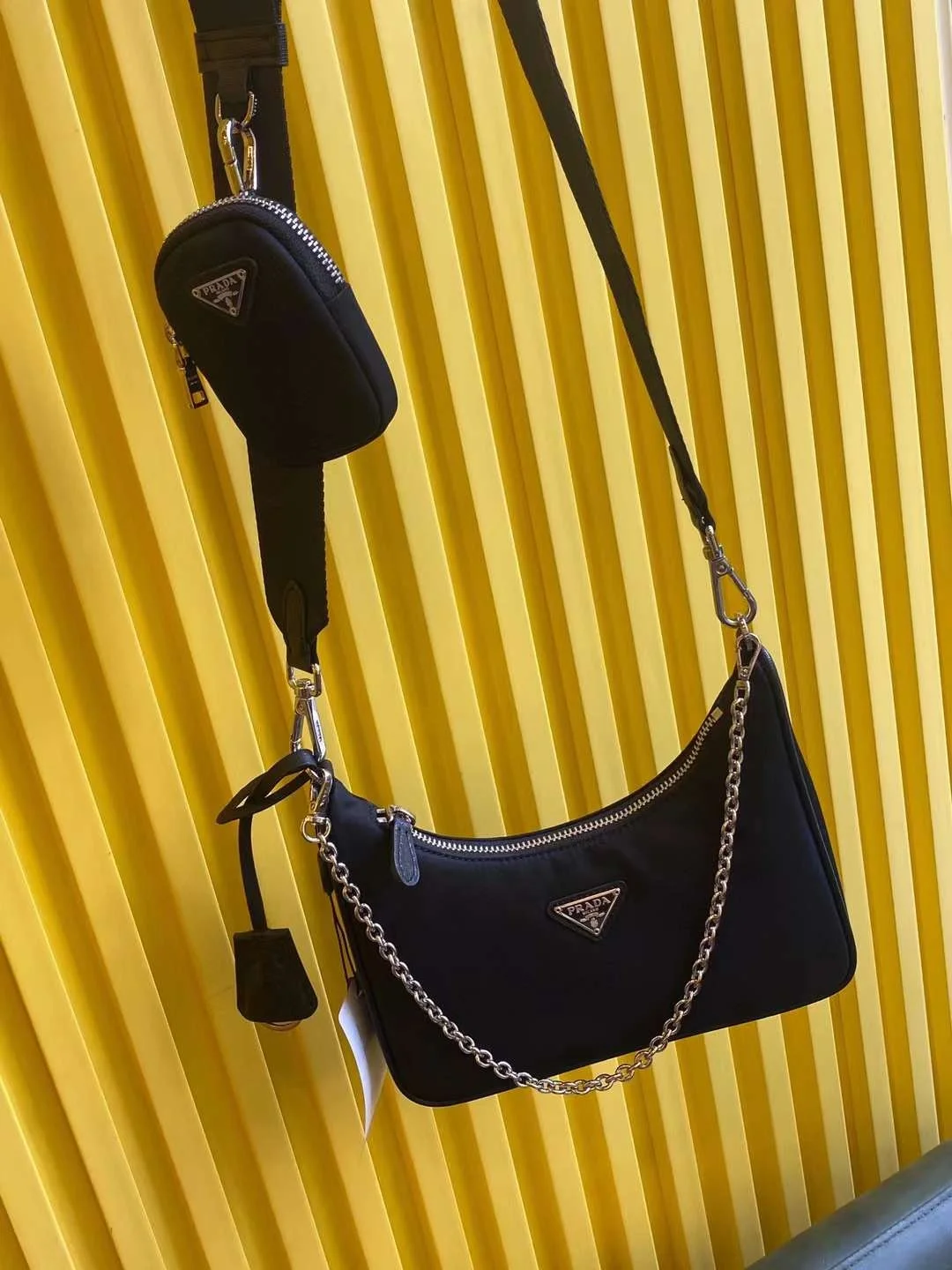 테수토 체인 스트랩 숄더백 (22CM ) 상세