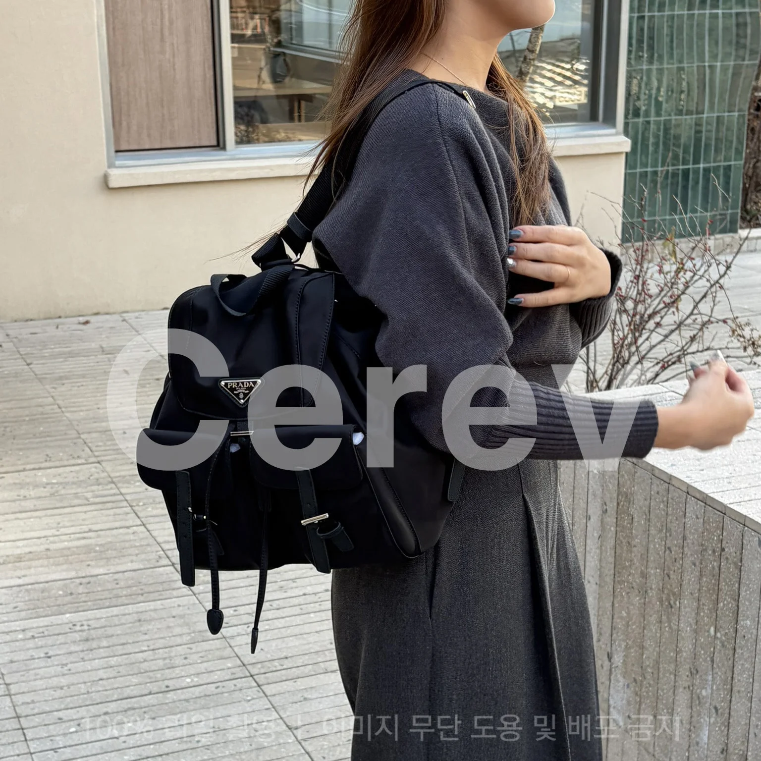 (당일배송) 리나일론 백팩 미디엄 (32 * 30 * 15) 상세