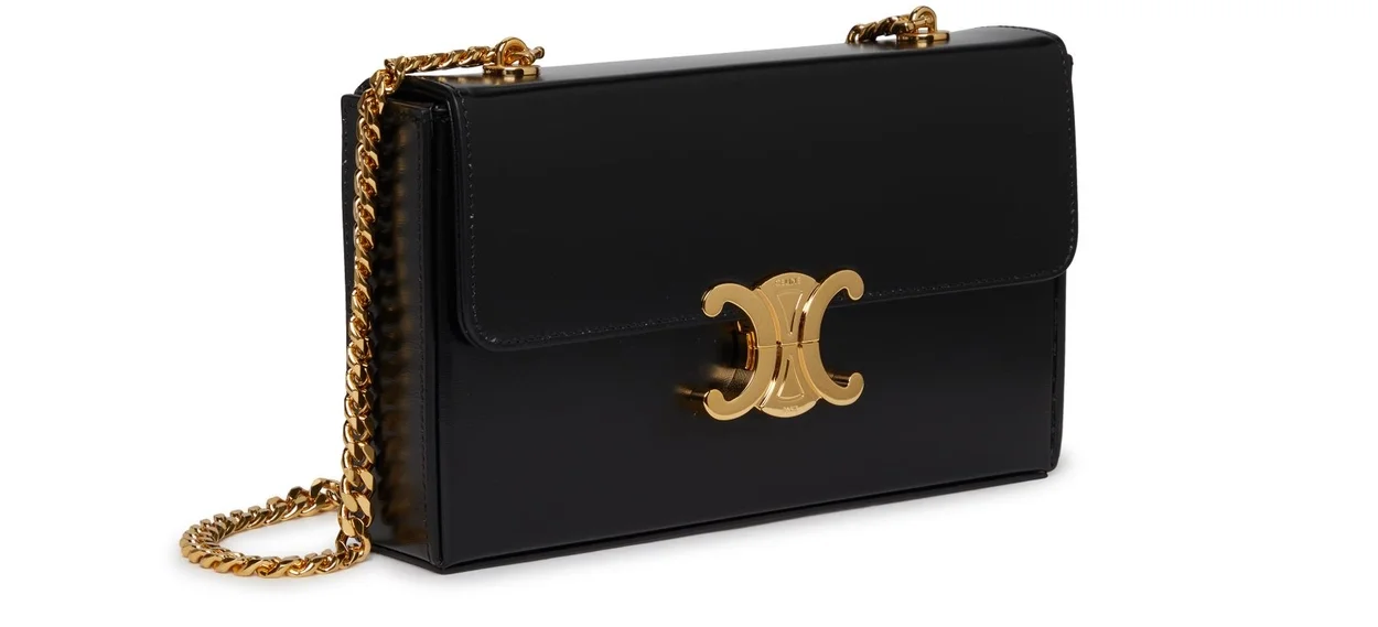 트리옹프 체인 박스백 블랙 상세