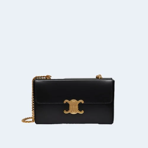 트리옹프 체인 박스백 블랙