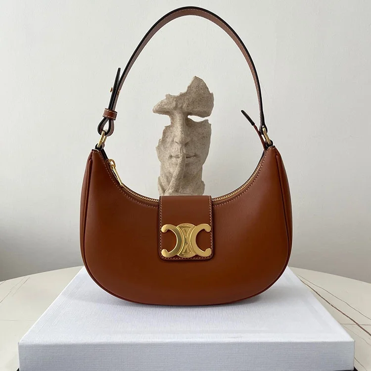 미디엄 트리옹프 아바 백 브라운 상세