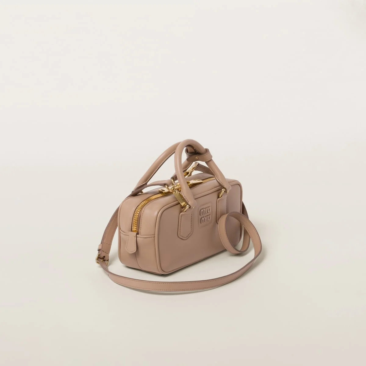 스몰 아르카디 가죽백 베이지 상세