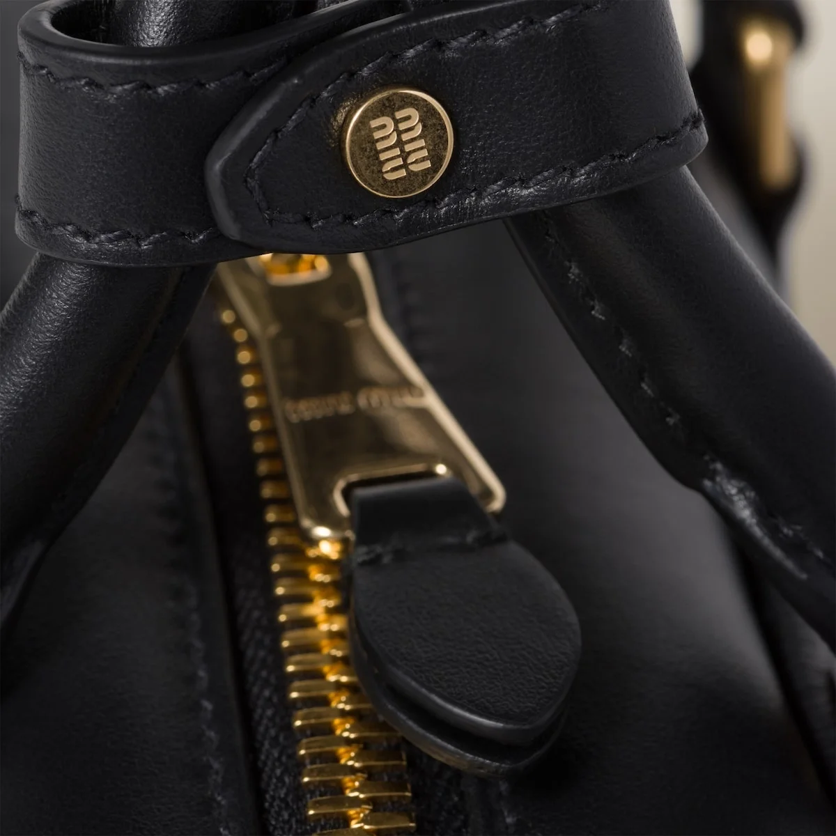 스몰 아르카디 가죽백 블랙 상세