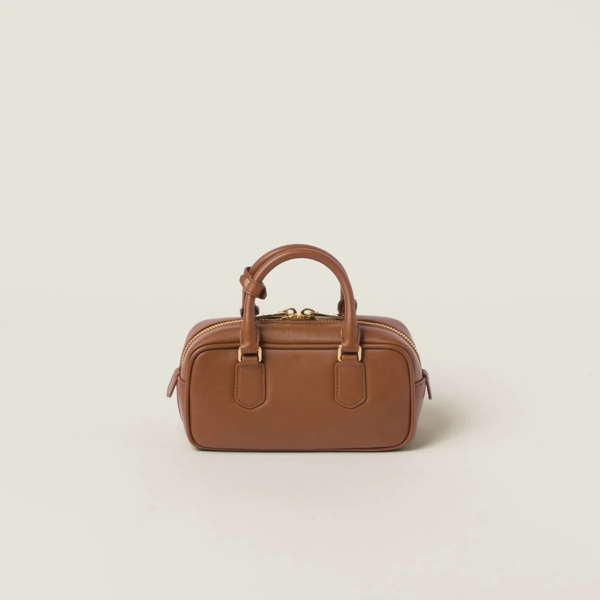 스몰 아르카디 가죽백 브라운 상세