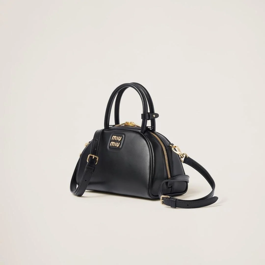 가죽 탑 핸들백 블랙(15.5 × 24 × 11) 상세