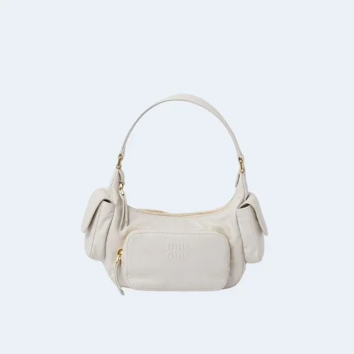 나파 가죽 포켓백 화이트