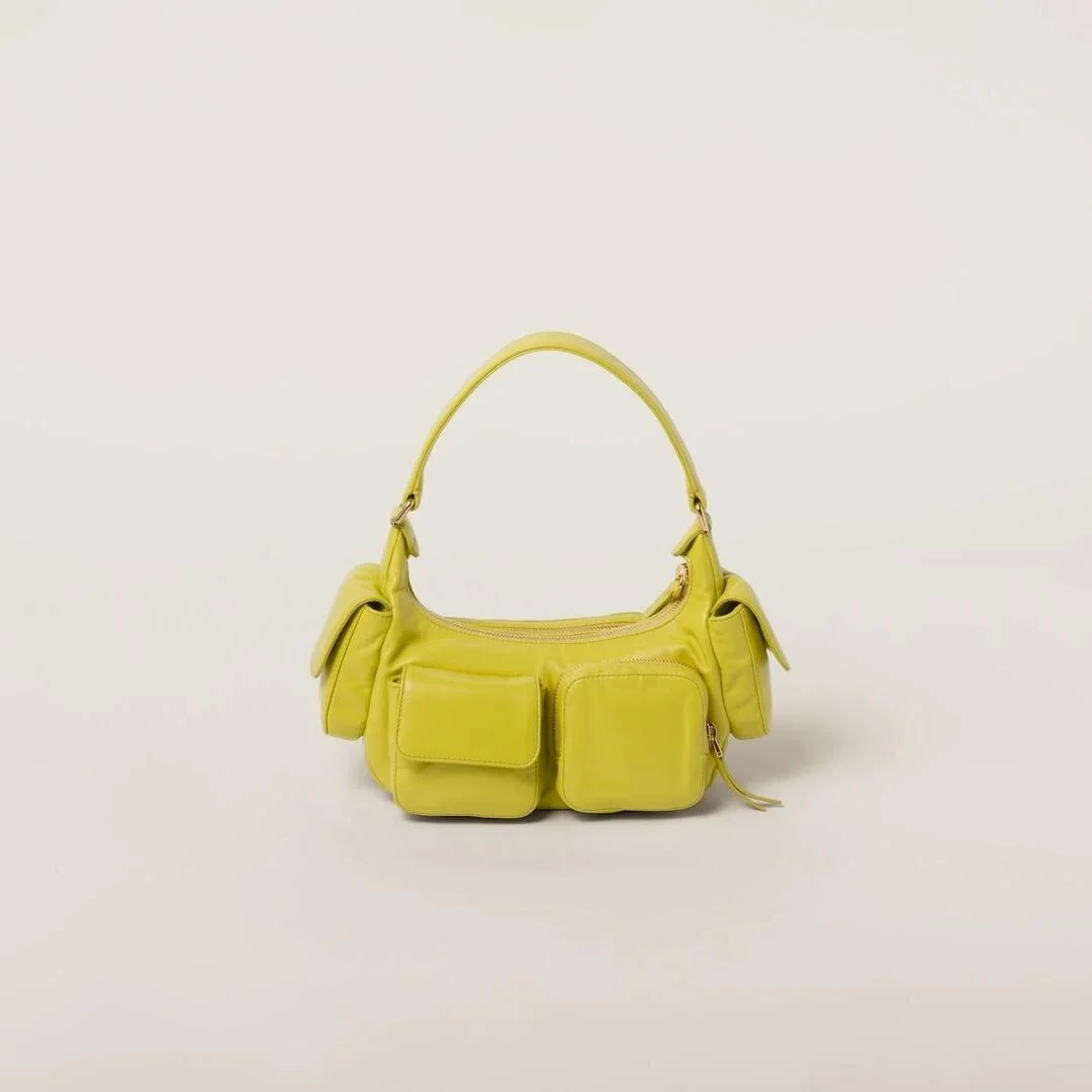 나파 가죽 포켓백 옐로우 상세