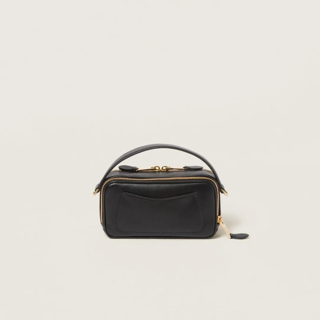 가죽 숄더백 블랙 상세