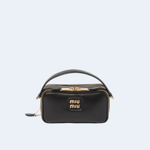 가죽 숄더백 블랙