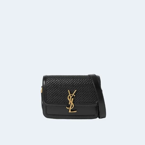 솔페리노 우븐 레더 숄더백