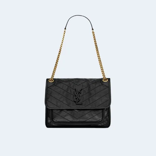 빈티지 니키 미디움백 블랙 (28cm X 20cm X 8.5cm)