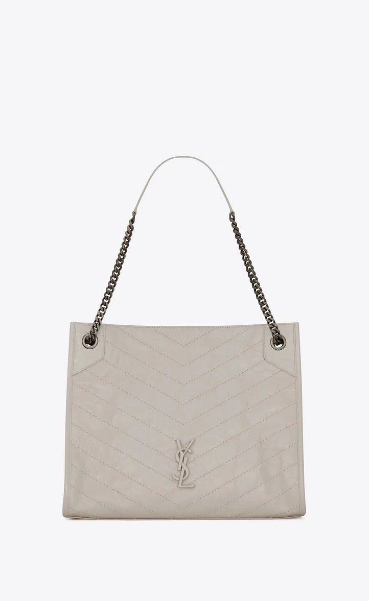 빈티지 니키 쇼퍼백 화이트 (33cm X 27cm X 11.5cm) 상세