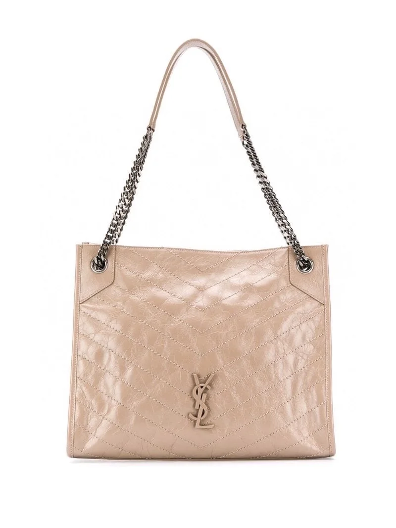 빈티지 니키 쇼퍼백 베이지 (33cm X 27cm X 11.5cm) 상세