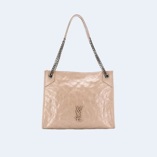 빈티지 니키 쇼퍼백 베이지 (33cm X 27cm X 11.5cm)