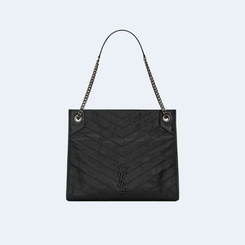 빈티지 니키 쇼퍼백 다크 (33cm X 27cm X 11.5cm)