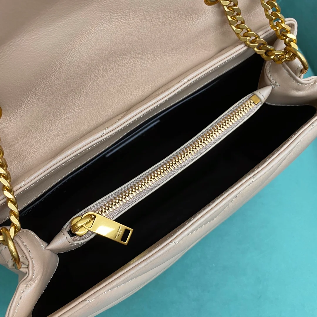 모노그램 마틀라세 루루 숄더백 스몰 금장 상세