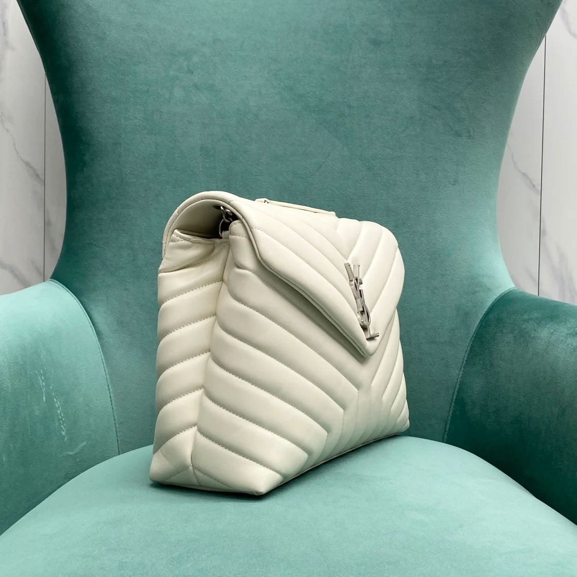 모노그램 마틀라세 루루 숄더백 미디움 은장 상세