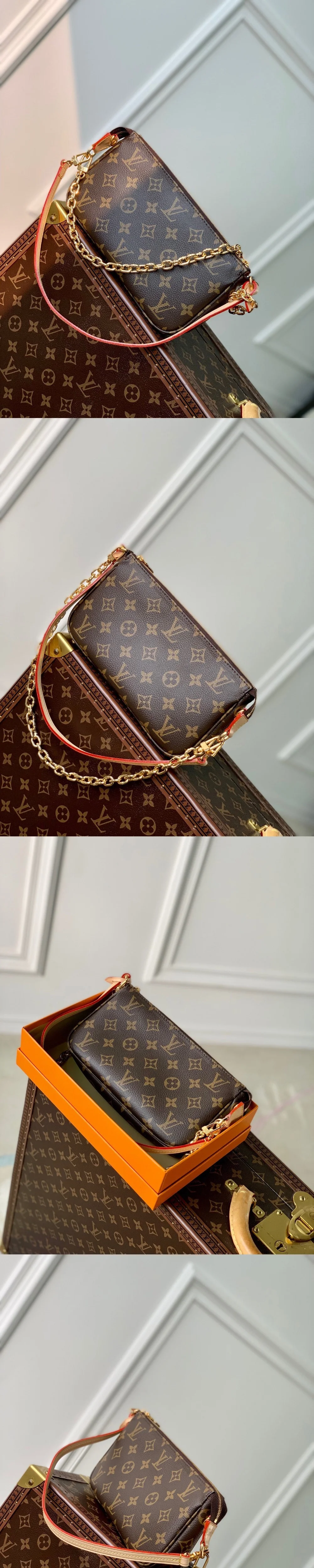 포쉐트 악세수아 M82766 (23.5 * 13.5 * 4cm) 상세