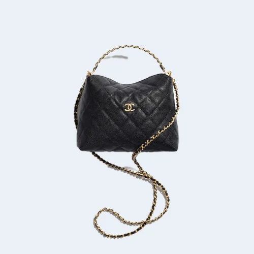 체인 달린 미니백 그레인드 샤이니 카프스킨