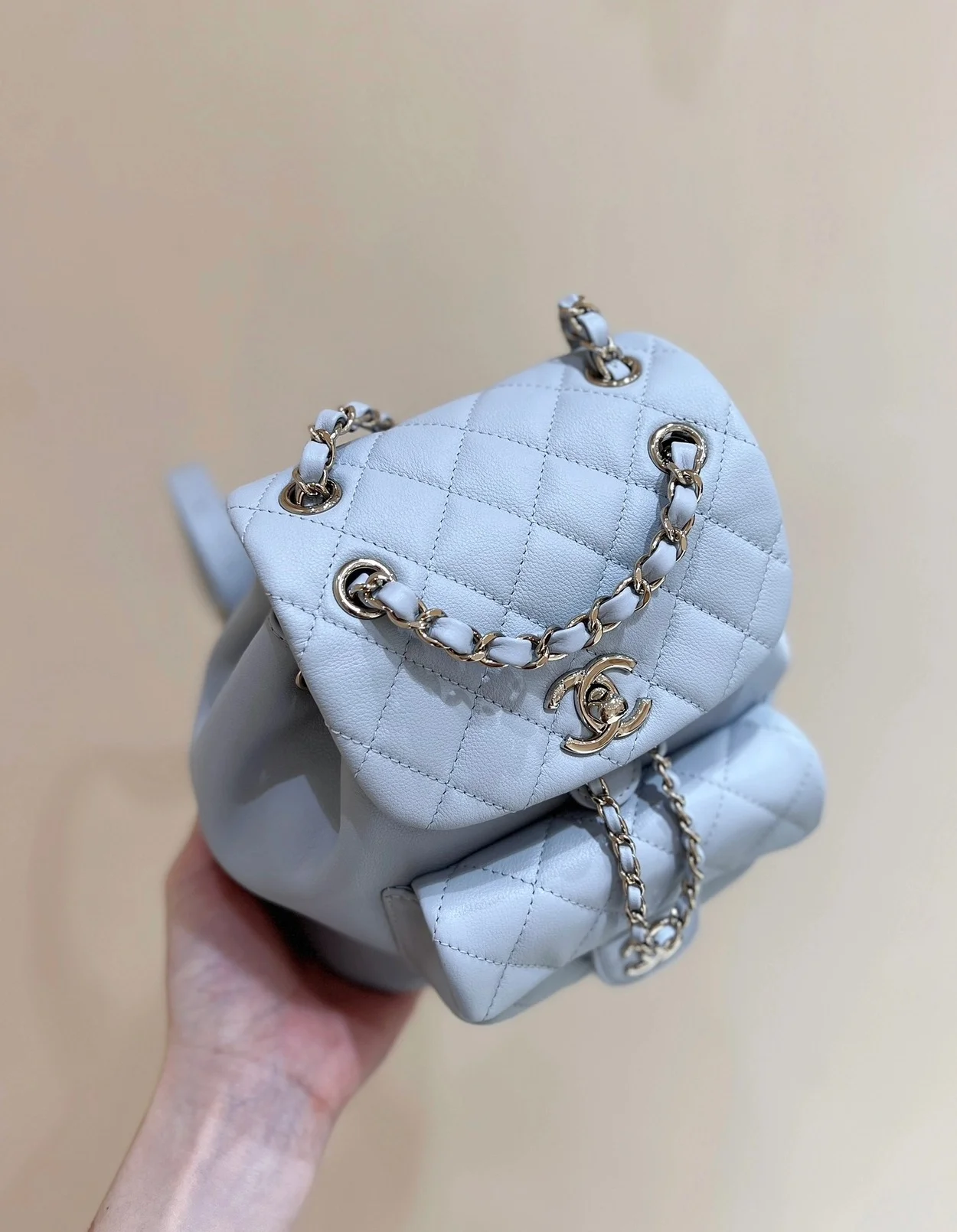 원 포켓 듀마 백팩 스몰 스카이블루 상세