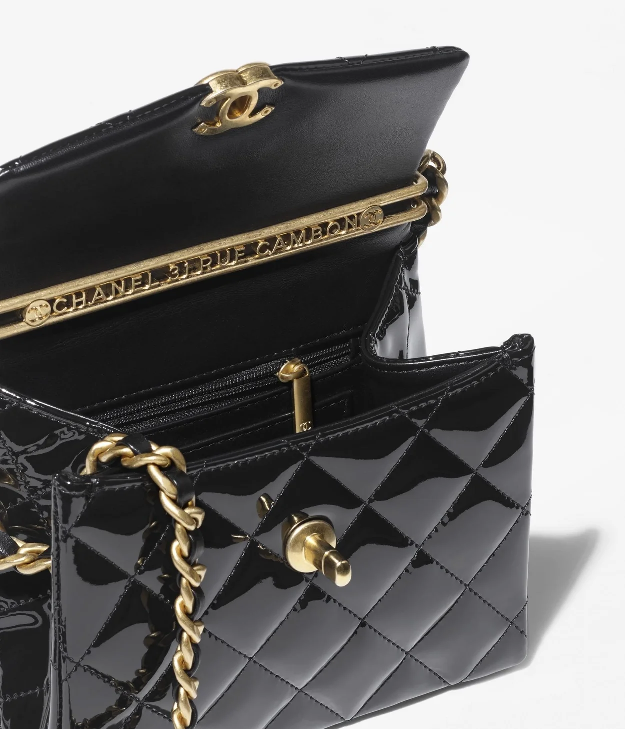 미니 탑 핸들 플랩백 상세