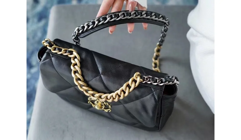 19백 금장 미디움 (26 * 16 * 9cm) 상세