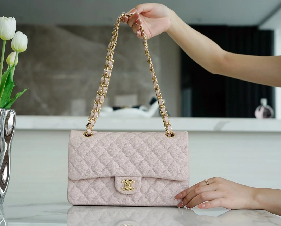 클래식 미디움 핑크 골드 상세