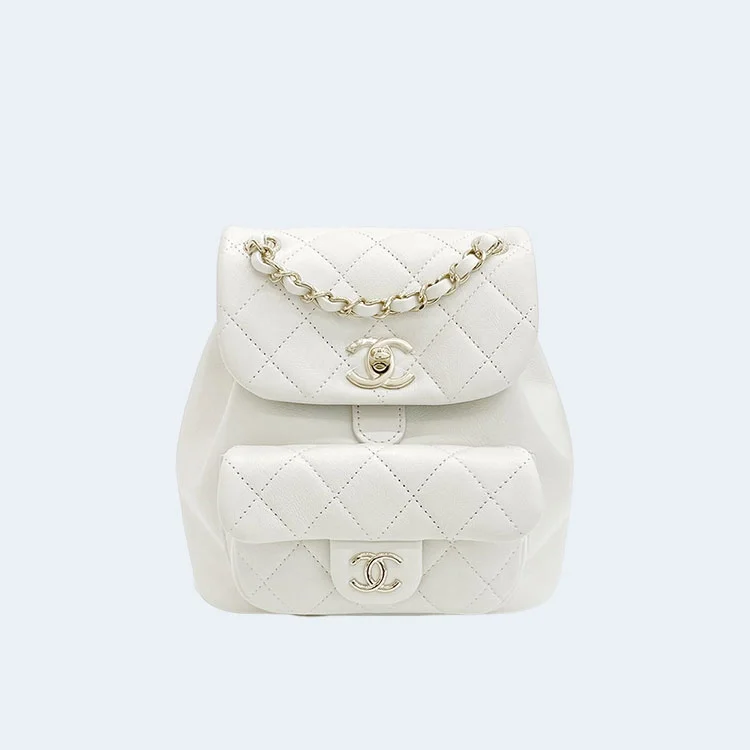 22C 듀마 백팩 스몰 샴페인 골드 상세