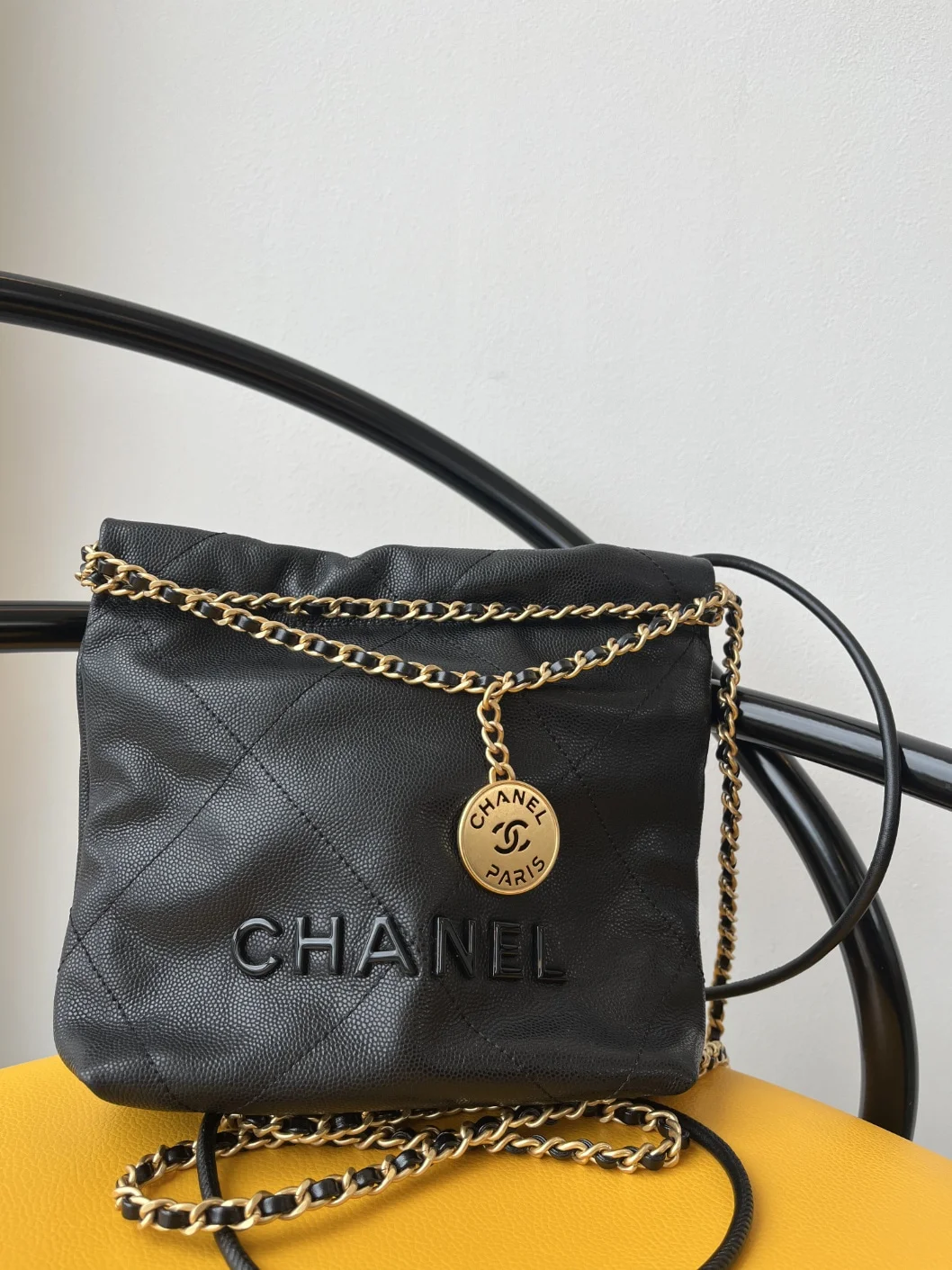 22백 미니 블랙 골드 (20 * 19 * 6cm) 상세