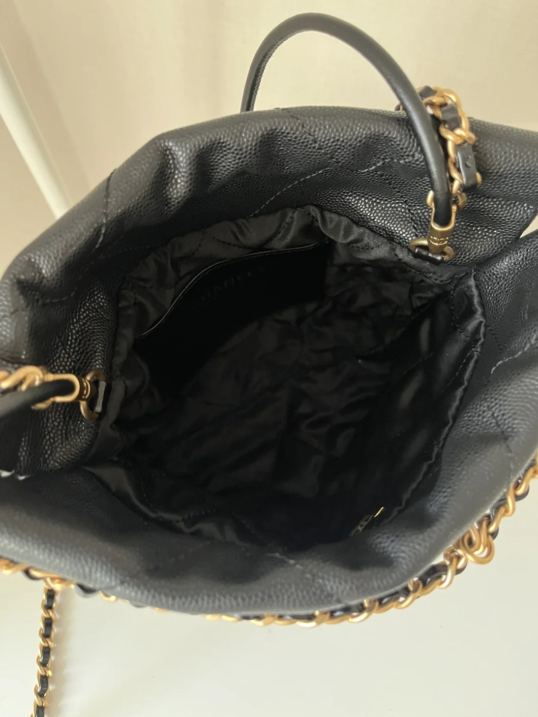 22백 미니 블랙 골드 (20 * 19 * 6cm) 상세