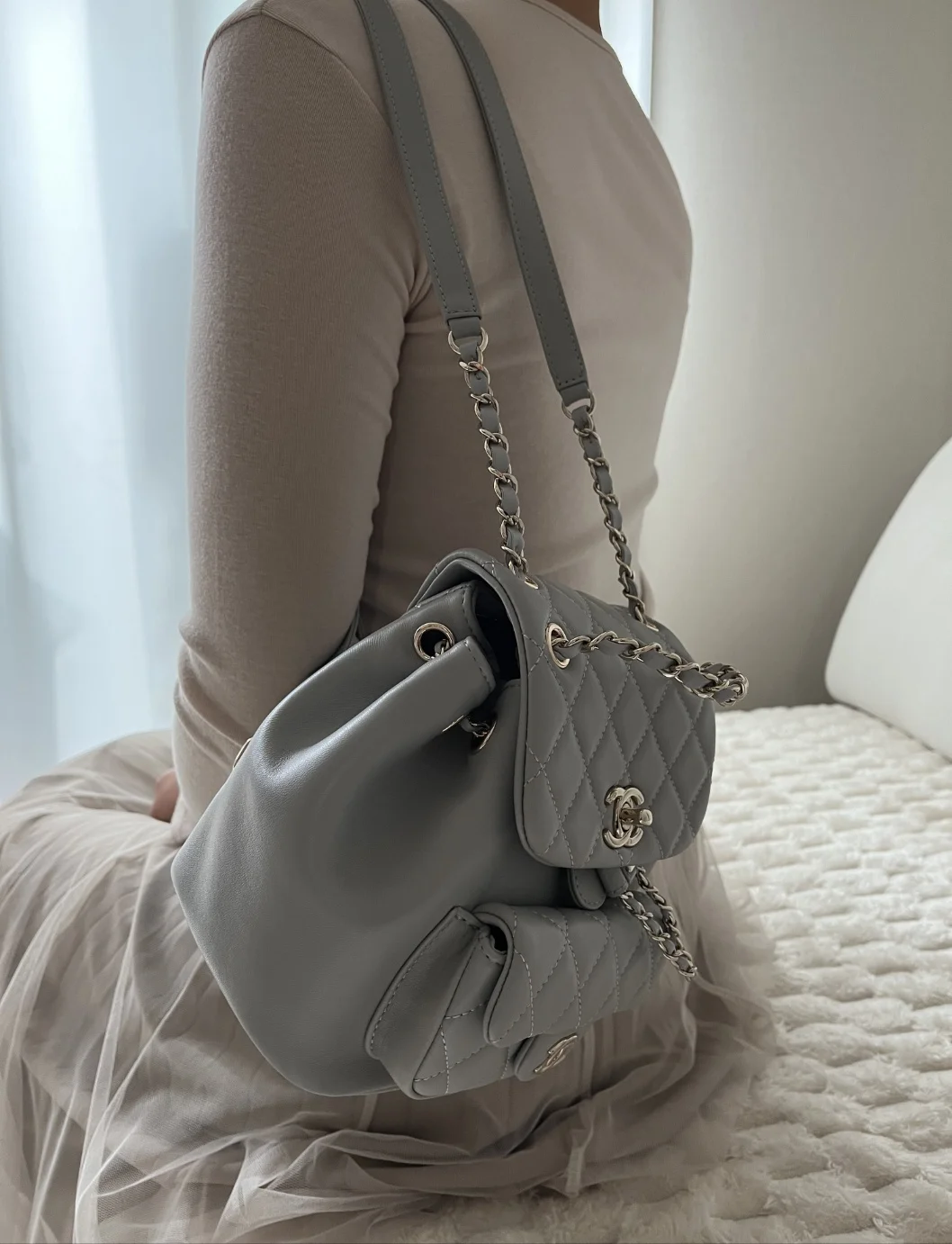 22C 듀마 백팩 그레이 상세