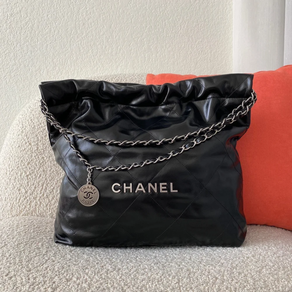 22백 미듐 블랙/은장 (42 * 39 * 8cm) 상세