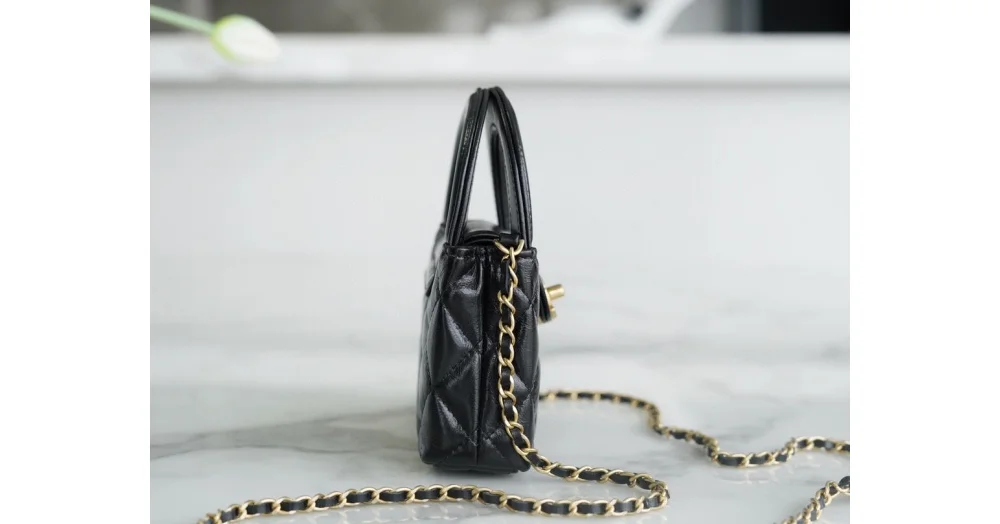 켈리 핸드백 크로스백 숄더백 블랙 미니 상세