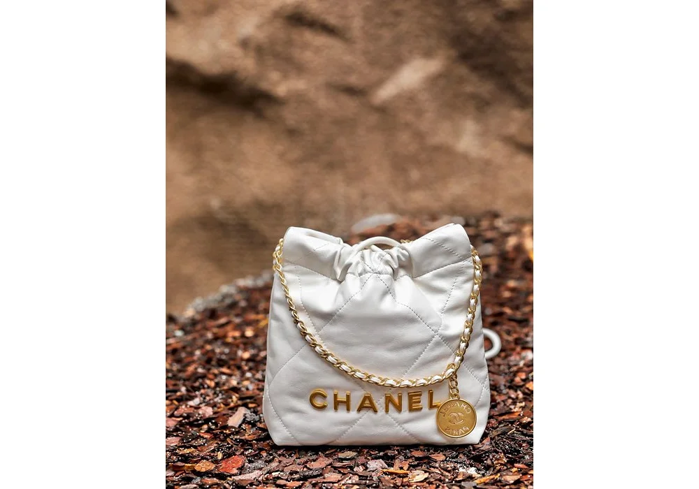 22백 미니 화이트 금장 (20 * 19 * 6cm) 상세