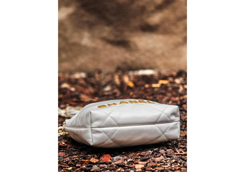 22백 미니 화이트 금장 (20 * 19 * 6cm) 상세