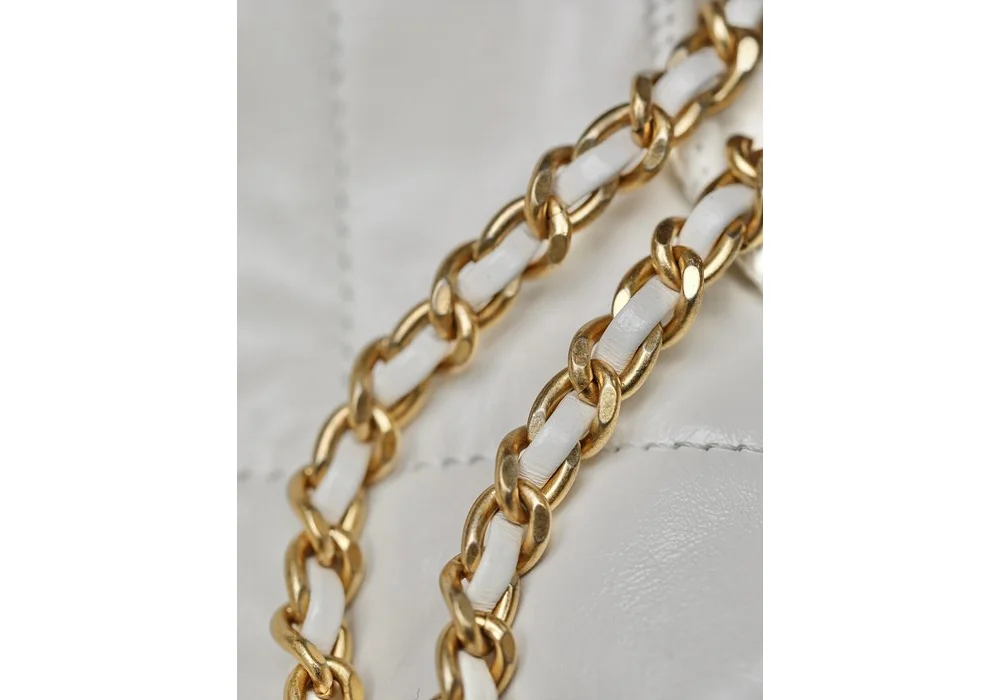 22백 미니 화이트 금장 (20 * 19 * 6cm) 상세