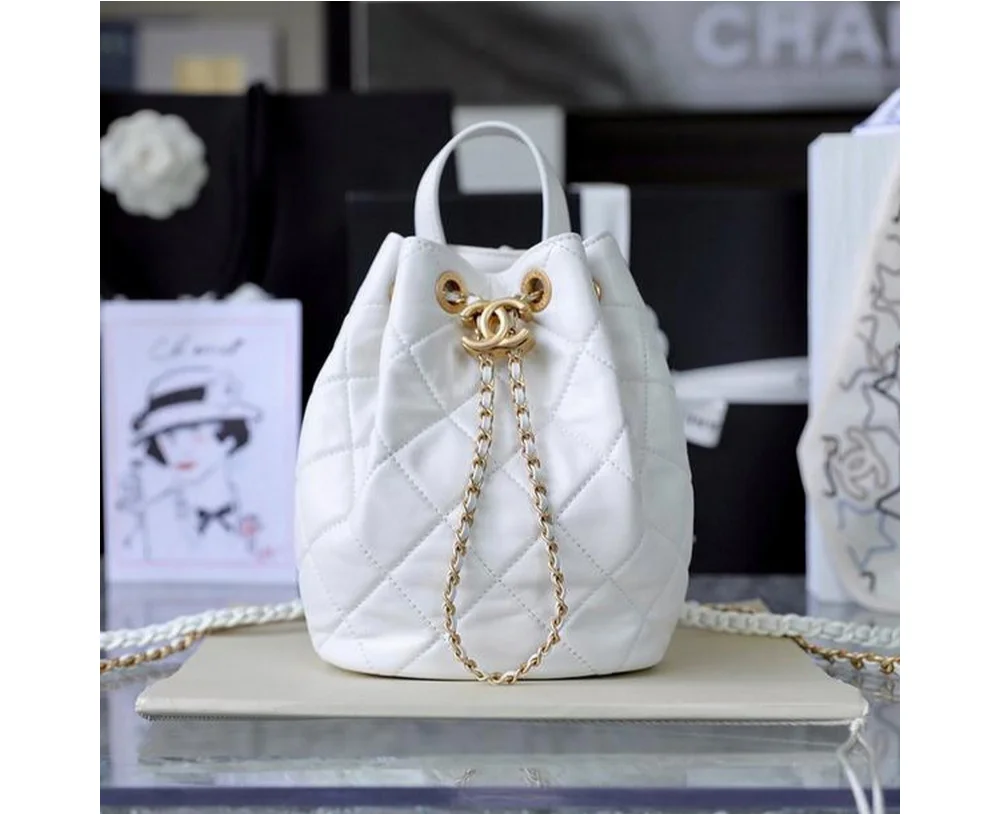 22ss 탑핸들 체인 버킷 백팩 상세