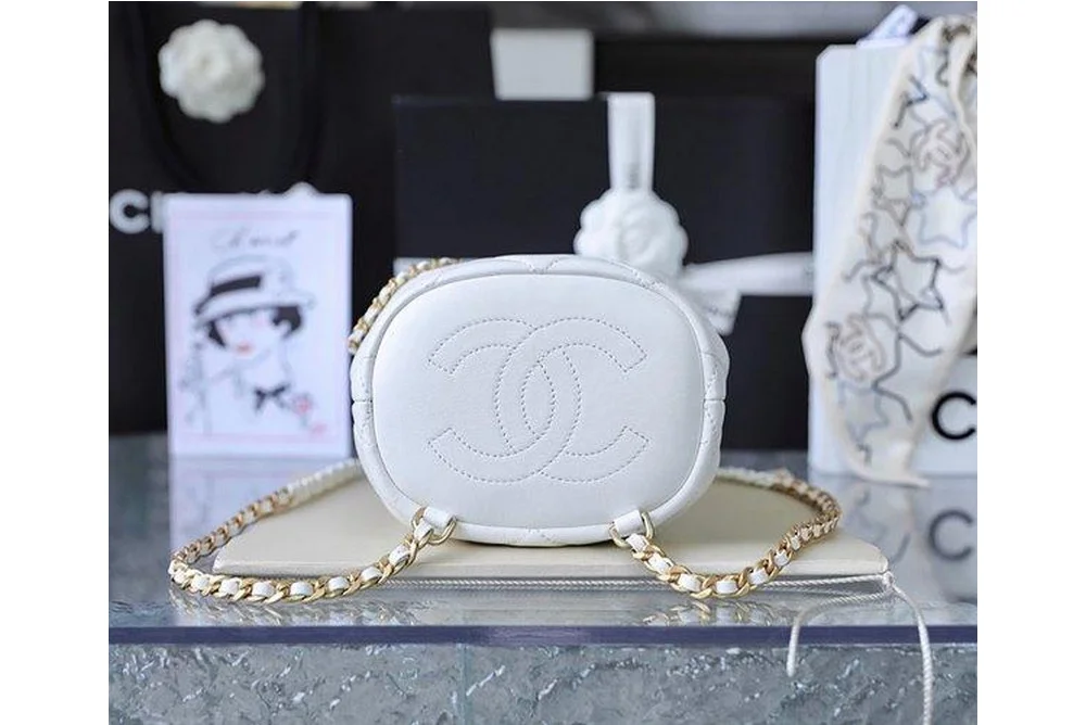 22ss 탑핸들 체인 버킷 백팩 상세