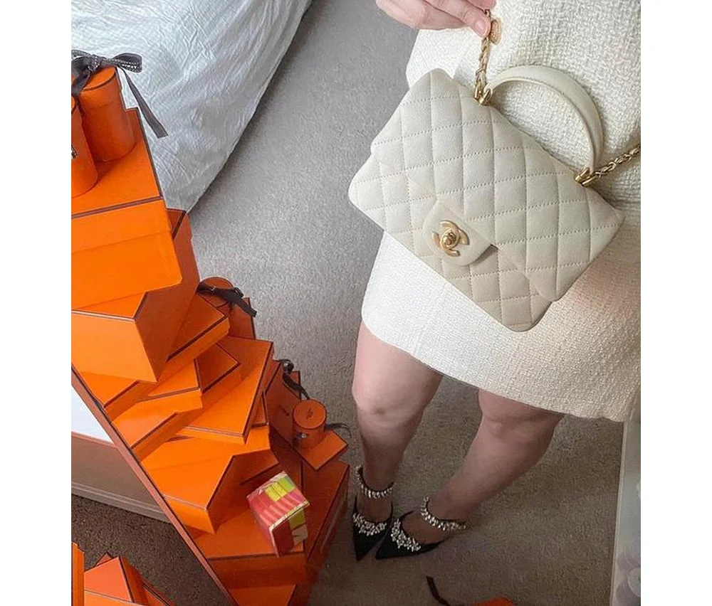 클래식 탑핸들 미니플랩백 상세