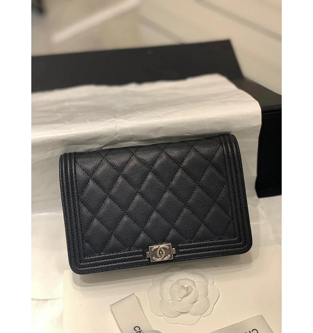 보이 플랩 woc 체인 윌릿 은장 상세