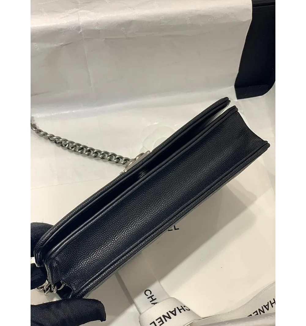 보이 플랩 woc 체인 윌릿 은장 상세