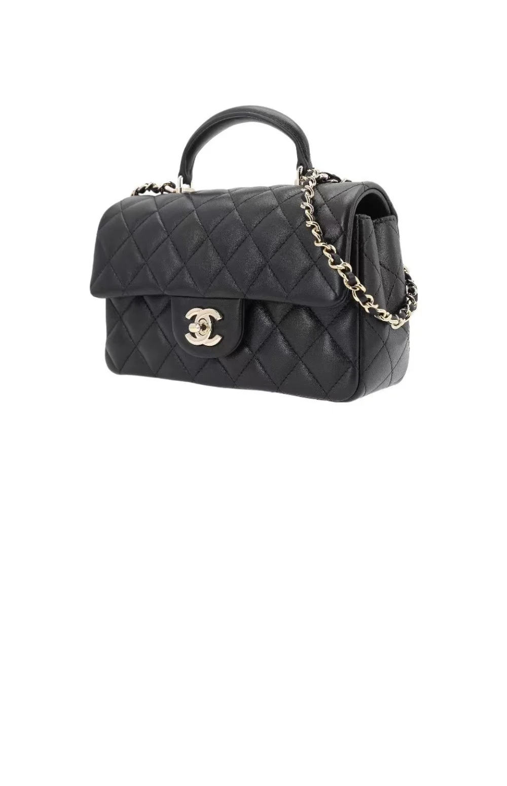 클래식 뉴미니 탑핸들 블랙 (20 * 13 * 9cm) 상세