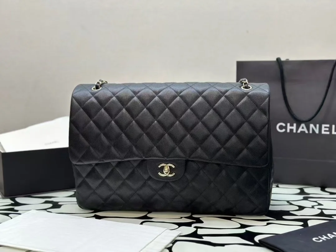 클래식백 캐비어 맥시 33X23X10