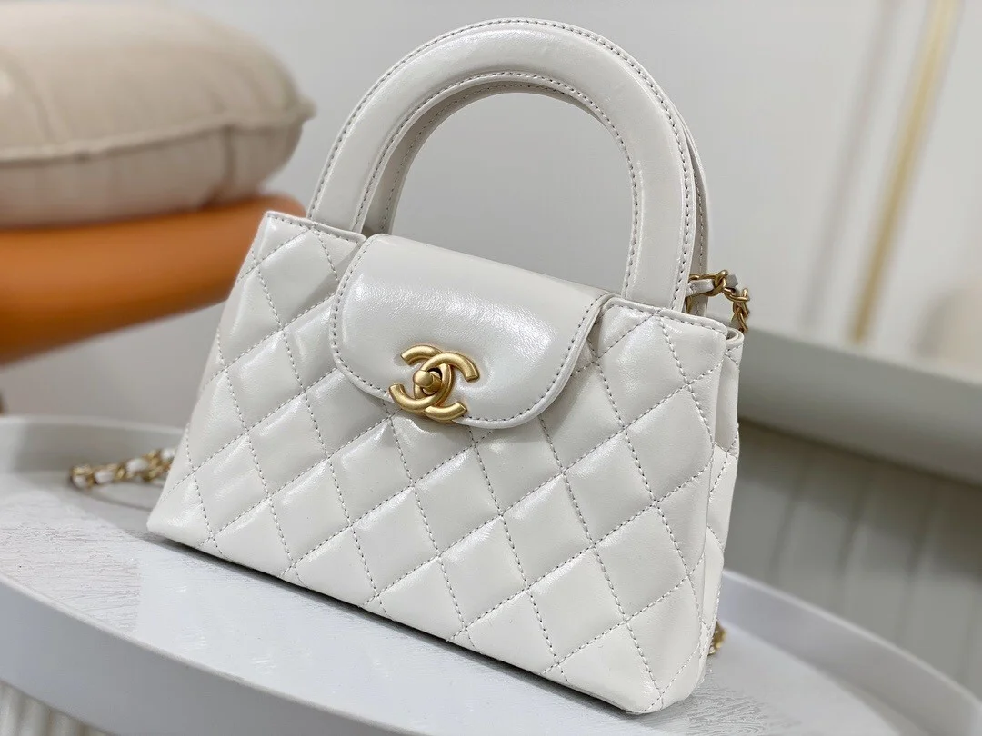 카프스킨 켈리백 스몰 화이트 상세